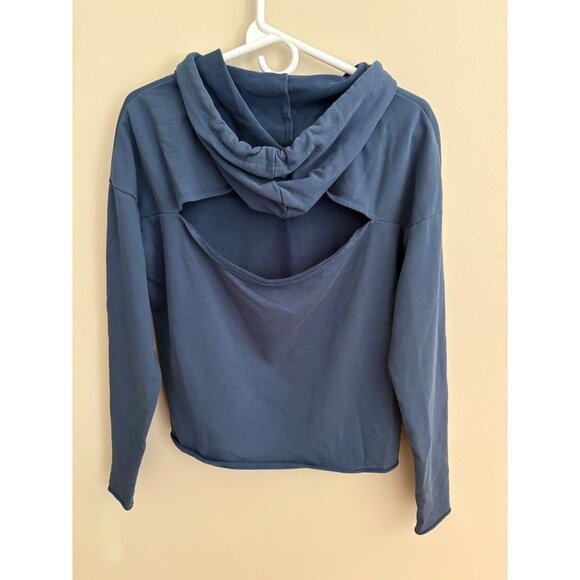 Born Primitive Flashback Cropped Hoodie Sweatshirt in Gray Blue Size Medium - Picture 7 of 11